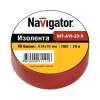 71111 Изолента Navigator NIT-A19-20/R красная фото 1