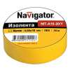 71112 Изолента Navigator NIT-A19-20/Y жёлтая фото 1