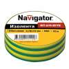 71115 Изолента Navigator NIT-A19-20/YG жёлто-зелёная фото 1