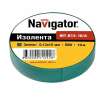 71232 Изолента Navigator NIT-B15-10/G зелёная фото 1
