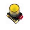 Лампа AL-22TE сигнальная d22мм желтый неон/240В цилиндр ИЭК фото 1