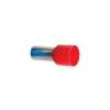 Наконечник-гильза Е1508 1,5мм2 с изоляционным фланцем (красный) (100 шт) ИЭК фото 1