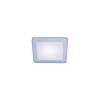 Светильник светодиодный квадратный c cиней подсветкой ЭРА LED 4-9 BL 9W 540LM 220V 4000K (40/480) фото 1