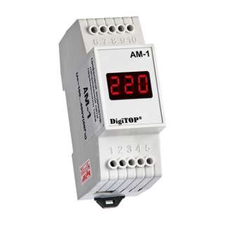 АМ-1, цифровой амперметр DigiTop, для внешних трансформаторов тока