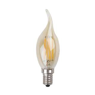 Лампа светодиодная ЭРА F-LED BXS-5w-827-E14 gold