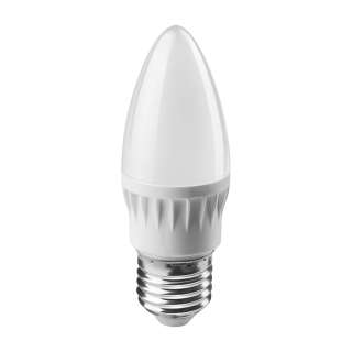 Лампа светодиодная ОНЛАЙТ OLL-C37-6-230-4K-E27-FR