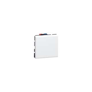 Legrand 77041 Кнопочный выключатель перекидной Программа Mosaic 2 модуля 6 A белый
