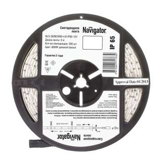 Светодиодная лента Navigator 71763 NLS-3528СW60-4.8-IP65-12V R5