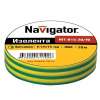 71108 Изолента Navigator NIT-B15-20/YG жёлто-зелёная фото 1
