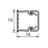 Legrand 638191 Мини-канал 16x16мм METRA фото 1