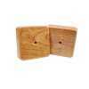 Распаячная коробка 100Х100 с винтом ольха с текстурой дерева фото 1