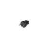 ВПп20-02-Ст Вилка разборная прямая без заземляющим контактом 6А черная ИЭК фото 1