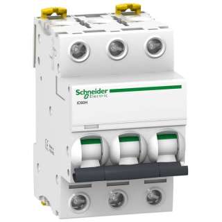 Автоматический выключатель 0,5A C 3 полюса Schneider Electric, серия iC60H