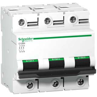 Автоматический выключатель 100A B 3 полюса Schneider Electric, серия C120H