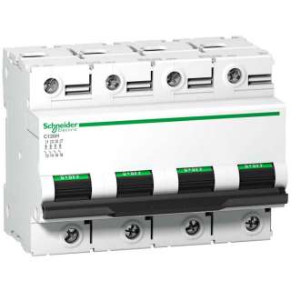 Автоматический выключатель 100A B 4 полюса Schneider Electric, серия C120H