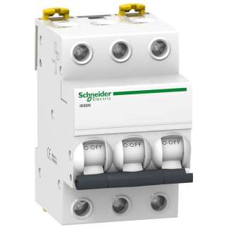 Автоматический выключатель 10A C 3 полюса Schneider Electric, серия iK60