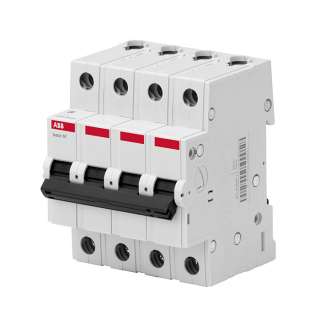 Автоматический выключатель ABB 4P, 20A, C, 4,5кА, BMS414C20