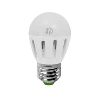 Лампа светодиодная LED-ШАР-standard 7.5Вт 230В Е27 4000К 675Лм ASD