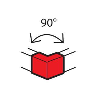 Legrand 638012 Внешний угол 100х50 90° METRA