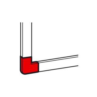 Legrand 638183 Плоский угол 40x40 мм METRA