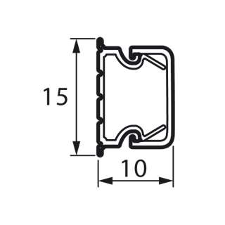 Legrand 638190 Мини-канал 15x10мм METRA