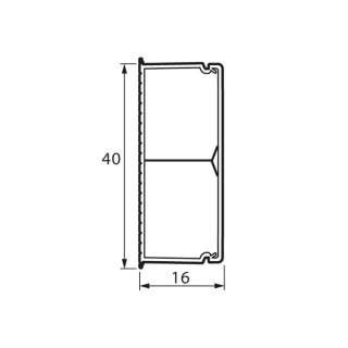 Legrand 638195 Мини-канал 40x16 2 секции METRA