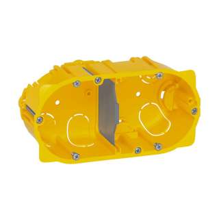 Legrand 80052 Batibox коробка для монтажа (для сухих перегородок), глубина 50мм, 2 поста