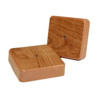 Распаячная коробка 100Х100 с винтом орех с текстурой дерева