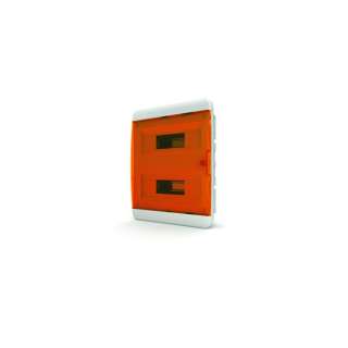 Щит встраиваемый TEKFOR 24 модуля IP41, прозрачная оранжевая дверца